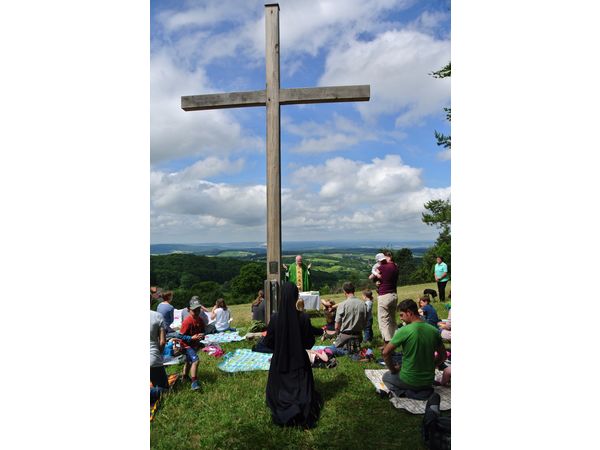 Berggottesdienst auf dem Giebelrain mit Pfr. Bierschenk